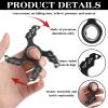 Tyqour Spinner Keychain Fidget Keychain for Adults Portable Keyring Spinner Toy for Teens Adults view 3