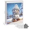 1000 PCS Jigsaw Puzzle for Adults Personalized Picture Puzzle Cute Snowboard Snowman Customized Wooden Puzzle for Family, Birthday, Wedding, Game Nights Gifts view 3
