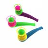 Jinshining 3pcs Random Color Floating Blow Pipe Balls Game Toys, Stress Reliever Balance Blowing Toys for Adults Funny Party Supplies, Floating Blow Pipe and Balls Balance Blowing view 1