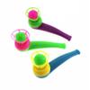 Jinshining 3pcs Random Color Floating Blow Pipe Balls Game Toys, Stress Reliever Balance Blowing Toys for Adults Funny Party Supplies, Floating Blow Pipe and Balls Balance Blowing view 2