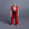 1/12 Scale Male Clothes,Male Coat Pant Combat Suit Judo Attire Clothing for 6inch Soldier Action Figure Body (Red) view 1