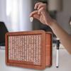 Cash Vault Wooden Savings Box Wooden Cash Saver Money Saving Box with Money Target and Numbers (3000) view 2