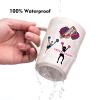 100PCS Cheerleading Stickers,Vinyl Waterproof Decals,Perfect Cheer Gifts for Cheerleader Girls and Gymnastics Girls,Teenagers,Positive Stickers for Water Bottles Laptop Luggage Megaphone Computer view 2