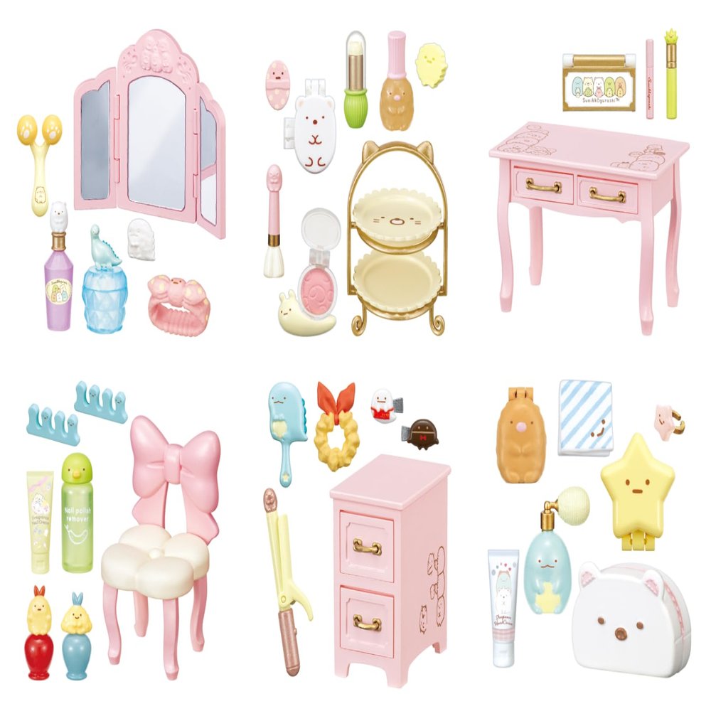 Re-Ment Sumikko Gurashi Dream Makeup Dresser