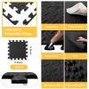 Shihanee Foam Floor Tiles Foam Floor Mats Play Mats Bulk with Borders Interlocking for Bedroom Gym Nursery(16ft,Black) view 2