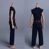 1/12 Scale Male Clothes,Male Coat Pant Combat Suit Judo Attire Clothing for 6inch Soldier Action Figure Body (Dark Blue) view 3