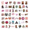 100PCS Cowgirl Stickers,Country Western Decals Vinyl Waterproof,Pink Cowgirl Hat Boots Stickers,Perfect for Water Bottle Laptop Luggage Skateboard Snowboard Guitar Scrapbook for Teens Girls Kids view 3
