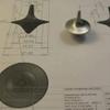 Silver Accurate Spinning Top,Portable Precision Metal Spinner Top Premium Exquisite Perfect Balance Desktop Gyro Toys Vintage Totem Zinc Alloy Toy Spinning Top Desk for EDC Little Fidget Toy view 4