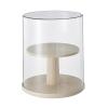2 Tier Action Figures Display Case Rotating Display Box for Collectibles Stackable Display Stand for Figures Dust Proof Blind Box Storage Box for Dolls Toys view 1