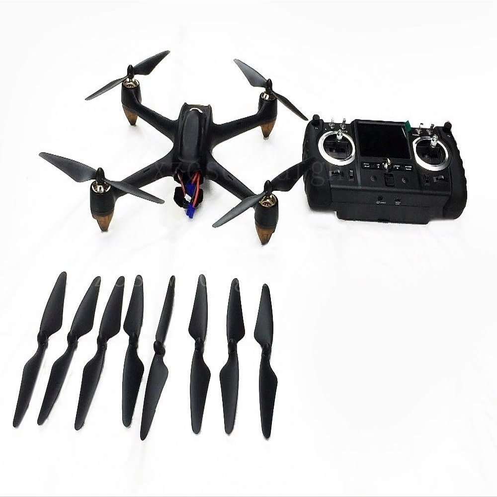 10 Pcs CW + 10pcs CCW Propeller Blades Propellers/Fit for HUBSAN H501S X4 / H501C MJX B3 RC Quadcopter Spare Part (Color : Yellow)