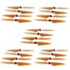 10 Pcs CW + 10pcs CCW Propeller Blades Propellers/Fit for HUBSAN H501S X4 / H501C MJX B3 RC Quadcopter Spare Part (Color : Yellow) view 3