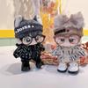 niannyyhouse Headwear Hooded Jacket Pants Glasses Leather Shoes Elemental Outfit 10cm 20cm Plush Doll Clothes Dress Up Accessories (Brown-10cm) view 2