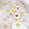 1000pcs/2 Roll Flower Stickers for Kids, 1.5in 8 Patterns Spring Summer Floral Stickers Colorful Sun-Proof Waterproof Flower Decals for Scrapbooks Cards Envelopes Water Bottle view 3
