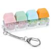 Byhoo Keyboard Fidget,3 Kinds of Touch Keyboard Fidget Toy,Color Fidget Keyboard,Linear Clicky Keychain,Keyboard Clicker Fidget to Relieve Stress view 1