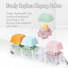 Byhoo Keyboard Fidget,3 Kinds of Touch Keyboard Fidget Toy,Color Fidget Keyboard,Linear Clicky Keychain,Keyboard Clicker Fidget to Relieve Stress view 4
