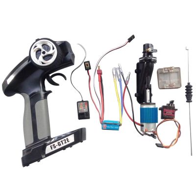 RC Boat Accessories 390 Jet Pump Power Set Remote Control 160A ESC DIY Boat Accessories Use 2s 7.4v