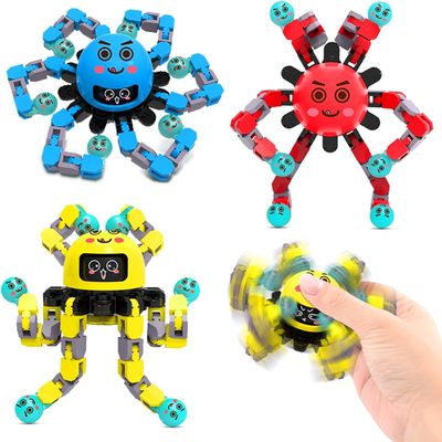 ASIOWELY Transformable Fidget Spinner Toys for Kids and Adults,3 PCS Sensory Toy for Boys Girl ADHD Stress Relief,Valentines Day Gifts for Teens Fingertip Gyros Birthdays Easter Basket Stuffers Travel