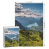 1000 PCS Jigsaw Puzzle for Adults Personalized Picture Puzzle Switzerland Alps Customized Wooden Puzzle for Family, Birthday, Wedding, Game Nights Gifts view 2