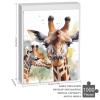 1000 PCS Jigsaw Puzzle for Adults Personalized Picture Puzzle Watercolor Deer Giraffe Customized Wooden Puzzle for Family, Birthday, Wedding, Game Nights Gifts view 3