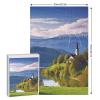 1000 PCS Jigsaw Puzzle for Adults Personalized Picture Puzzle Slovenia Landscape Customized Wooden Puzzle for Family, Birthday, Wedding, Game Nights Gifts view 2