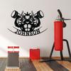 Metal Weight Lifting Name Sign, Metal Man Cave Sign, Custom Gym Metal Sign, Metal Name Sign, Working Out Sign, Custom Name Sign view 3
