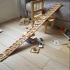 Wooden Marble Run Personalized Race Winding Track Wooden Maze Board Ball Run Wave Course Gift for Kids Roller Set (Set of 3) view 4