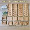 Wooden Marble Run Race Personalized Winding Track Maze Board Ball Run Marble Wave Course Gift for Kids Roller Set (Set of 4) view 2