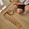 Wooden Marble Run Race Personalized Winding Track Maze Board Ball Run Marble Wave Course Gift for Kids Roller Set (Set of 4) view 4
