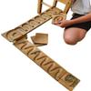 Marble Run Track Race Machine Wooden Maze Board Ball Run Wave Course Gift for Kids Winding Track Set Marble Roller Set (Set of 2) view 1