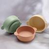Eascrozn 3 Pack Baby Bowls, Suction Bowls for Baby and Toddlers, BPA Free Food Grade Silicone Bowl Feeding Supplies, Dishwasher and Microwave Safe, Multicolor view 2