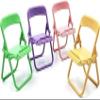 5Pcs Multicolour Mini Folding Back Small Chair, Model Dollhouse Doll House Miniature Plastic Furniture Accessories Scene Props for Micro Landscape Dollhouse Furniture Mini Chair Accessories view 2