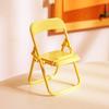 5Pcs Multicolour Mini Folding Back Small Chair, Model Dollhouse Doll House Miniature Plastic Furniture Accessories Scene Props for Micro Landscape Dollhouse Furniture Mini Chair Accessories view 4