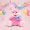 Interactive Singing & Recording Birthday Bunny - Musical Peek-a-Boo Plush Toy, Personalized Voice Message Gift for Toddlers & Kids, 14 Songs & Animated Flapping Ears, 12-inch Pink Stuffed Animal view 1