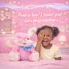Interactive Singing & Recording Birthday Bunny - Musical Peek-a-Boo Plush Toy, Personalized Voice Message Gift for Toddlers & Kids, 14 Songs & Animated Flapping Ears, 12-inch Pink Stuffed Animal view 4