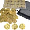 AiFanS 144 Pcs Fake Gold Coins - Plastic Pirate Gold Coins for Kids - Perfect for Pirate Themed Parties, Games, and Treasure Hunts(3 Pattern) view 1