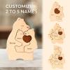Wooden Mommy Bears Family Puzzle, Personalized Puzzles with 25 Names, Father's Day Personalized Gifts for Dad Mom Kids Teen Boys Girls Grandma, Toddler Men Birthday Mother's Day Decorations view 2