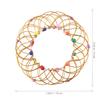 Ciieeo 4pcs Mandala Flower Basket Variety Mandala Wire Toy Flexible Sphere Toy Arm Ring Toy Educational Toy Variety Wire Sphere Toy Toy Adults Stress Toy Mandala Ring Toy view 2