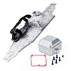 GPM Racing Aluminum 7075-T6 Chassis Plate Silver for 1/8 4WD Sledge Monster Truck view 1