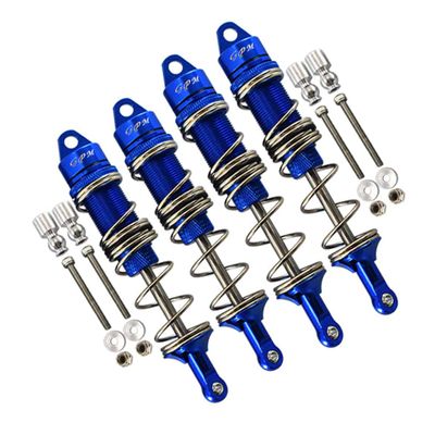 GPM Alum Front 115mm & Rear 135mm Double Section Spring Dampers Blue for 1/8 Kraton