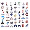 100 Pack Nautical Stickers, Nautical Party Favors, Anchor Birthday Decorations Gifts view 3