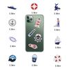100 Pack Nautical Stickers, Nautical Party Favors, Anchor Birthday Decorations Gifts view 4