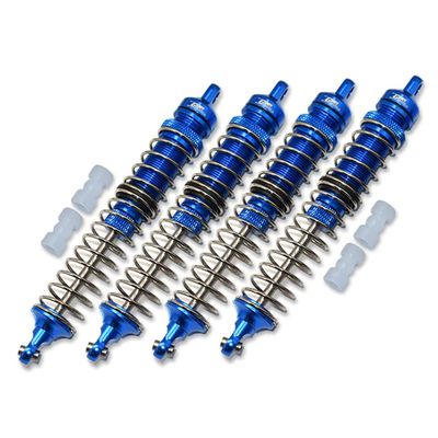 GPM Alum Combo Set B (F&R Adjustable Spring Dampers 130mm) Blue for Losi LMT