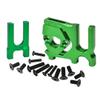 GPM Alum 7075 Center Diff Mount (F+R)+ Sliding Motor Mount Green for 1/8 Kraton/Outcast view 1