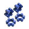GPM Aluminum 7075-T6 Wheel Hex Hubs Set (4Pcs) Blue for Traxxas X-Maxx/XRT view 1