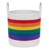 LOILAM Rainbow Pride Storage Basket, Woven Cotton Rope Basket with Handles, for Toys, Blankets and Towels, LGBTQ+ Home Decor, Gay Lesbian Pride Gifts view 1