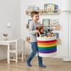 LOILAM Rainbow Pride Storage Basket, Woven Cotton Rope Basket with Handles, for Toys, Blankets and Towels, LGBTQ+ Home Decor, Gay Lesbian Pride Gifts view 4
