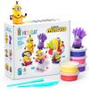 HEY CLAY Minions - Colorful Modeling Air Dry Clay for Kids - Craft Kits for Kids Ages 4-8 - DYI Minion Toys (Full Set (6 Characters)) view 1