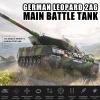 BESTYMXY Remote Control Tank, Henglong German Leopard 2A6 Main Battle Tank, 1/16 2.4ghz RC Tanks That Shoots, RC Tanks Vehicles Model with Sound & Light for Ages 14+ view 2