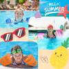2 Pack Arm Floaties for Kids and Adults- Inflatable Floaties for Kids 6-12yrs, Blow up Water Wings for Toddlers, Swimming Arm Pool Floats for Children and Adults 30-150LBS(Blue and Pink) view 3