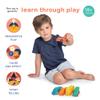 Mentari Toys - Colourful Car Assortment - 5pc Chunky Wooden Toy Car Set with Cut-Out Windows - Earth-Friendly and Imagination Fueled Play - Develop Motor Skills and Creativity - Age 18m+ view 4